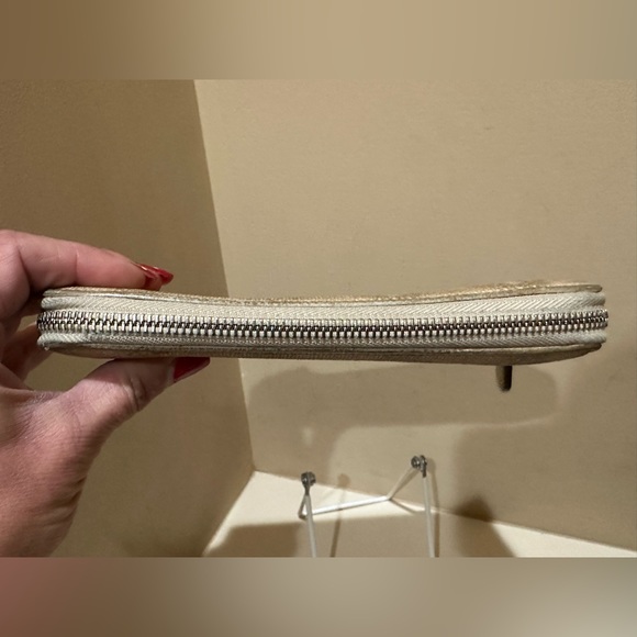 Vintage Christian Dior Long Zip Crosshatch Wallet - Picture 6 of 16